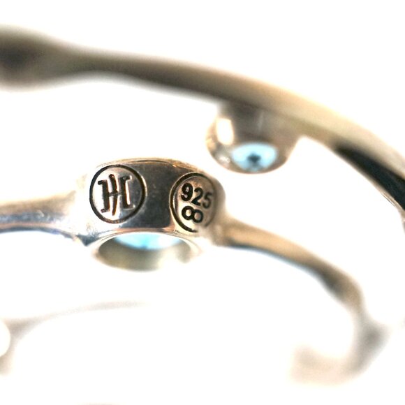 John Hardy Blue Topaz Earrings - Picture 3 of 5